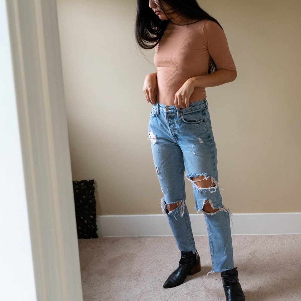 GRLFRND Karolina High-Rise Skinny Jean